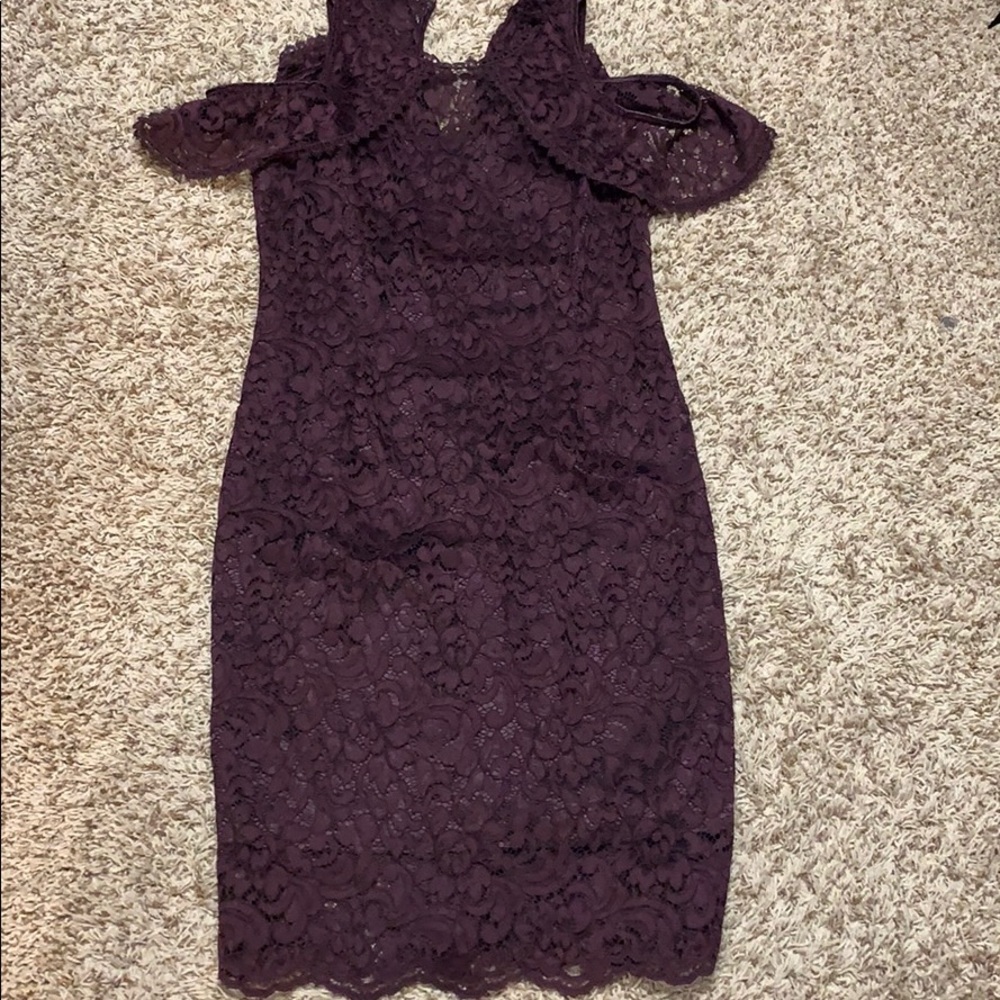 White House black market Off the shoulder dress